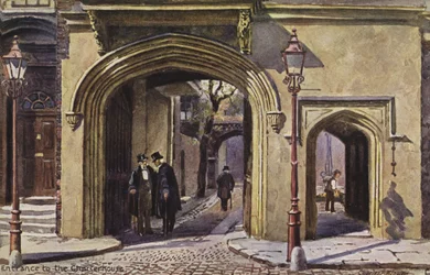 Ingang van de Charterhouse